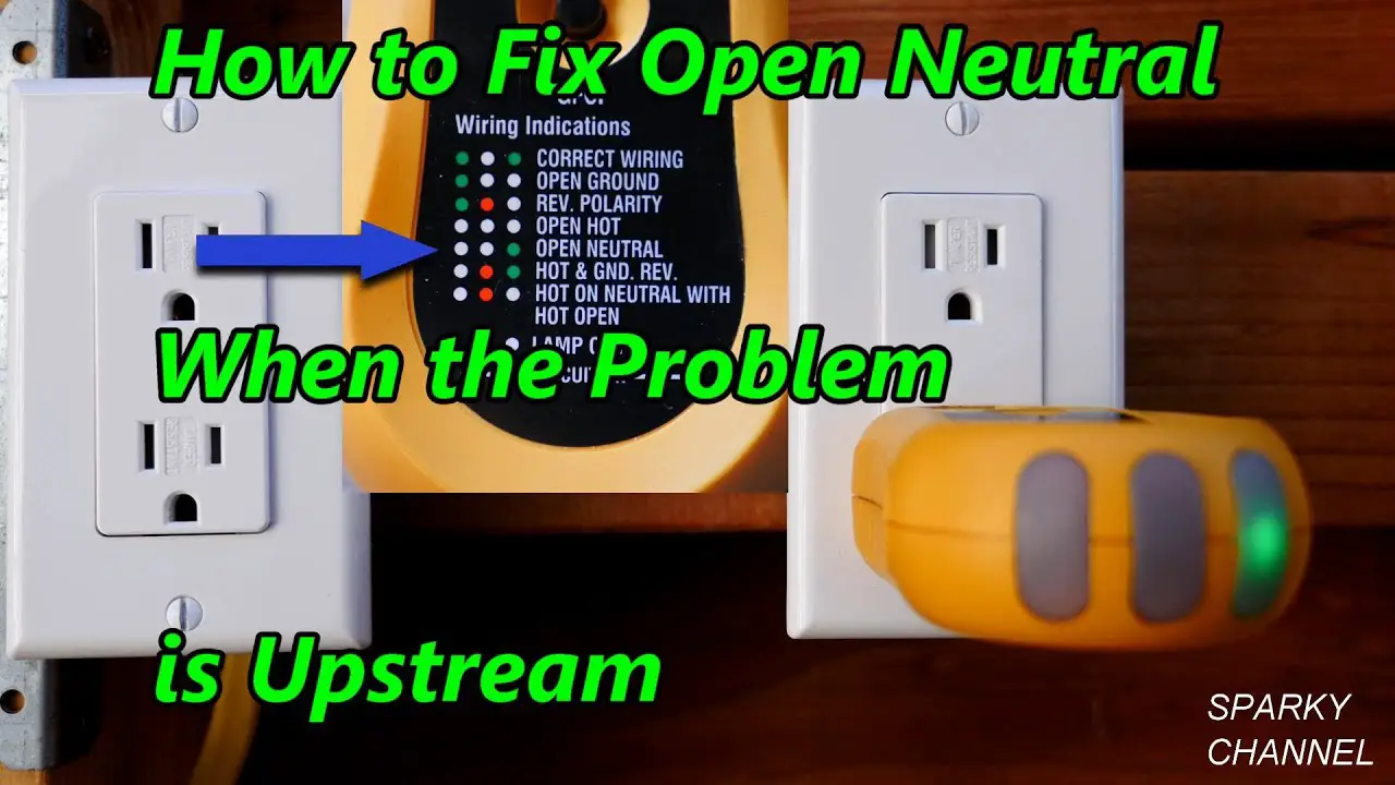 What Does Open Neutral Mean on a Circuit Tester?